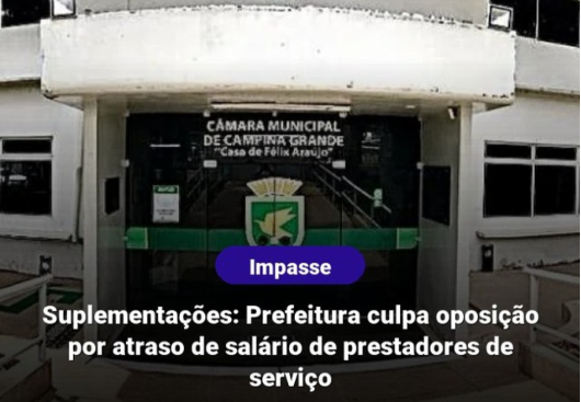 Prefeitura Municipal de Campina Grande.
