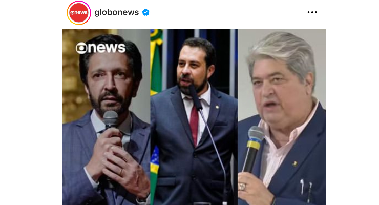 Eleições em SP: Nunes tem 24%; Boulos, 23%; e Datena, 11%, diz DataFolha — Globo News