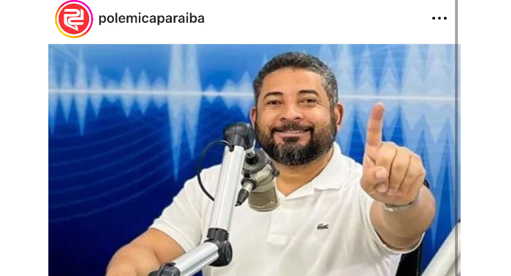 Defesa técnica do Jornalista Diego Lima publica nota esclarecendo incidente; Confira — Polêmica Paraíba