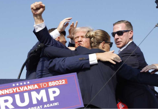 URGENTE: Comício de Trump é paralisado após barulhos similares a tiros e com ex-presidente ferido; veja vídeo — CBN.GLOBO.COM