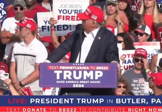 URGENTE: Comício de Trump é interrompido após sons de tiros, na Pensilvânia — G1.globo.com