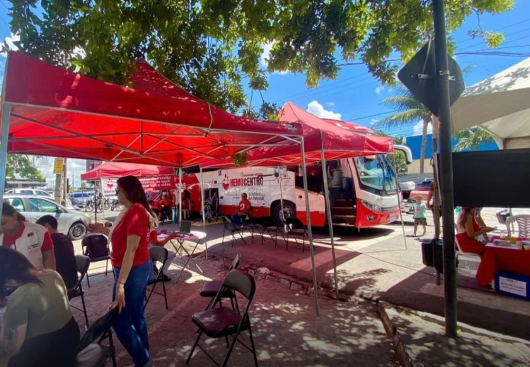 Hemocentro realiza coleta itinerante na Lagoa do Parque Solon de Lucena — Paraíba Já