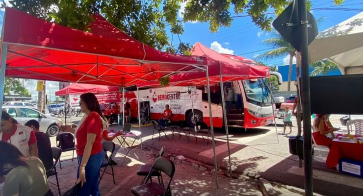 Hemocentro realiza coleta itinerante na Lagoa do Parque Solon de Lucena — Paraíba Já