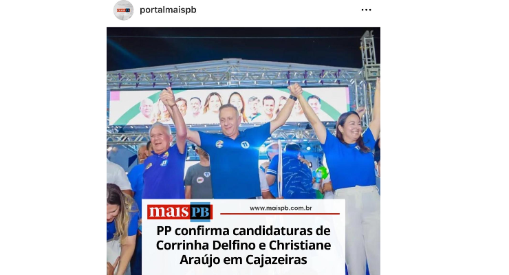PP confirma candidaturas de Corrinha Delfino e Christiane Araújo em Cajazeiras — Mais PB