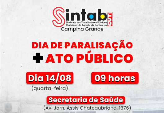 SERVIÇO PÚBLICO: ATO PÚBLICO SINTAB