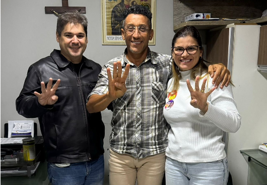 Candidata a vereadora Kallyna Dias (PSB) recebe importante apoio do irmão do vereador Jandhuy Ferreira, o empresário da construção civil e do setor alimentício, Jucier Ferreira - OPINIÃO