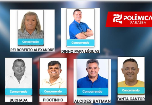 Buchada, Batman, Papa Léguas e mais: Confira os nomes mais inusitados das eleições de Campina Grande — Polêmica Paraíba