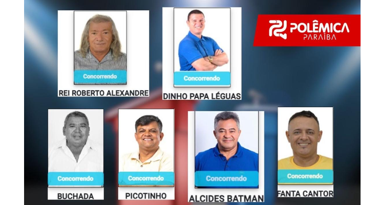 Buchada, Batman, Papa Léguas e mais: Confira os nomes mais inusitados das eleições de Campina Grande — Polêmica Paraíba