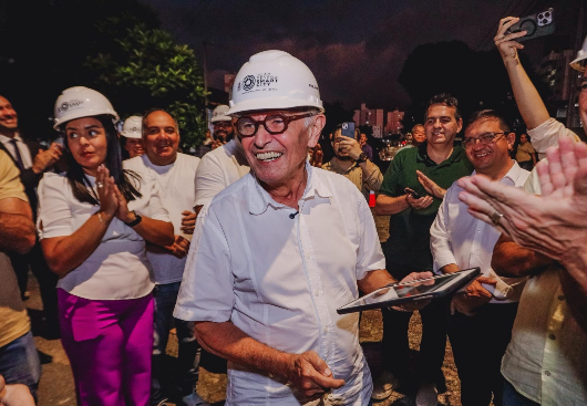 Cícero Lucena inicia modernização da iluminação pública com tecnologia de Cidades Inteligentes