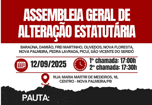 SERVIÇO PÚBLICO: ASSEMBLEIA - SINPUC