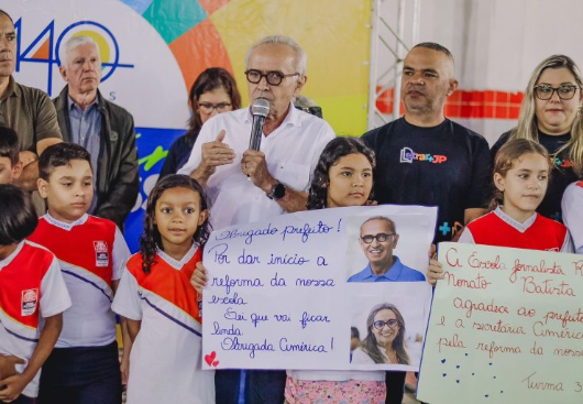 Cícero Lucena autoriza ampliação da Escola Raimundo Nonato, no Colinas do Sul