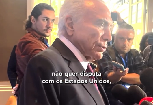 TEMER CRITICA DIÁLOGO DO GOVERNO E DEFENDE LIGAÇÃO ENTRE LULA E TRUMP: 'EU TENTARIA'