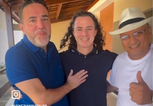 Prefeito e Presidente da Câmara de Serra Branca agradecem ao Senador Veneziano atuação em favor do Cariri e reafirmam compromissos