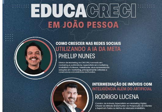 EDUCACRECI promove dois grandes encontros em João Pessoa e Campina Grande com foco em inovação e inteligência artificial