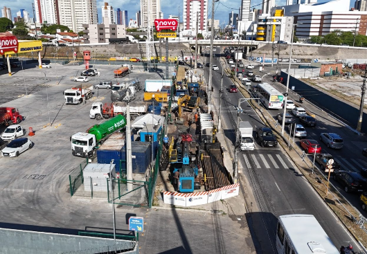 Cagepa realiza ampliação do sistema de esgoto e interdita trecho da Avenida Tancredo Neves a partir desta sexta