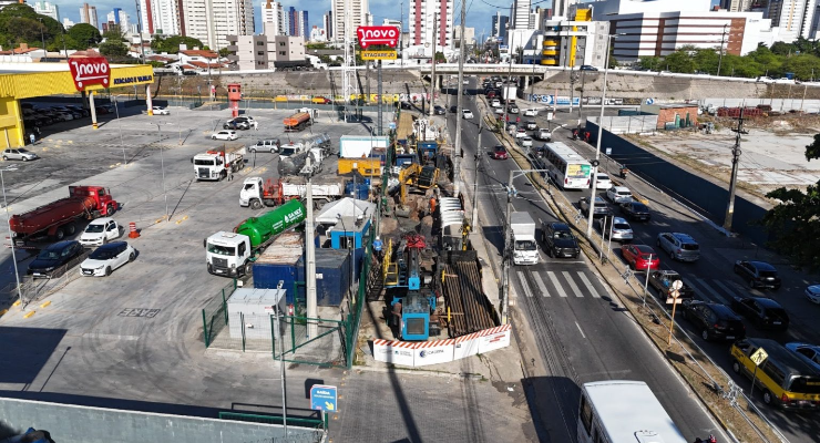 Cagepa realiza ampliação do sistema de esgoto e interdita trecho da Avenida Tancredo Neves a partir desta sexta