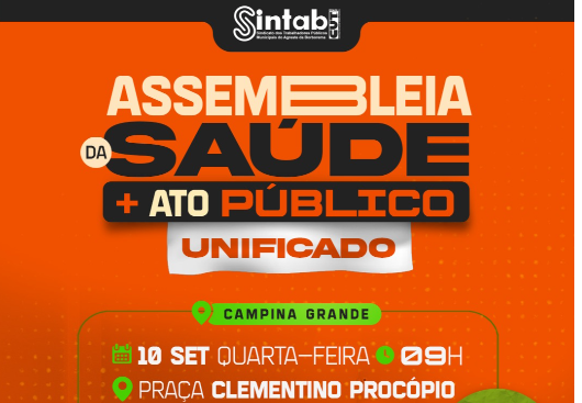 Serviço Público: Ato Público - SINTAB