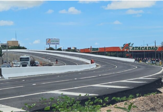 Trecho de viaduto de Água Fria tem interdição total amanhã para realização de obras