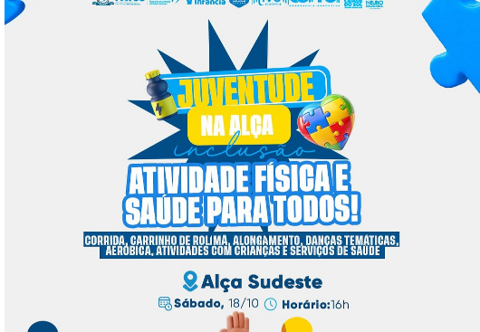Juventude na Alça Inclusivo leva esporte, lazer e saúde para todos em celebração aos 122 anos de Patos