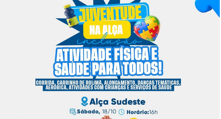 Juventude na Alça Inclusivo leva esporte, lazer e saúde para todos em celebração aos 122 anos de Patos