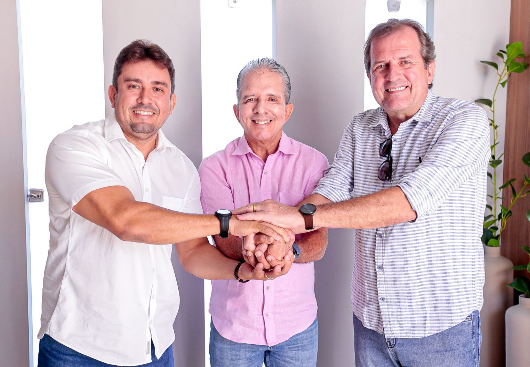 Pré-candidatura de Nabor Wanderley ao Senado fecha apoio do prefeito de Sousa, Helder Carvalho, e de Fábio Tyrone