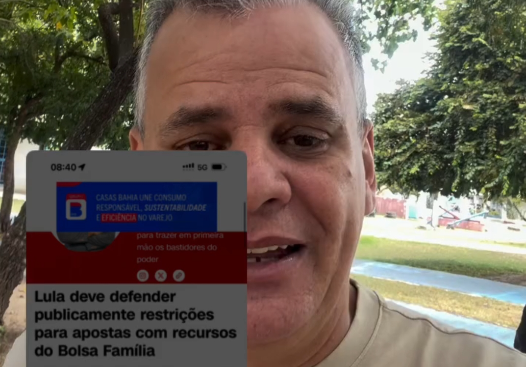 Emerson Machado entra em polêmica com presidente Lula e as bets