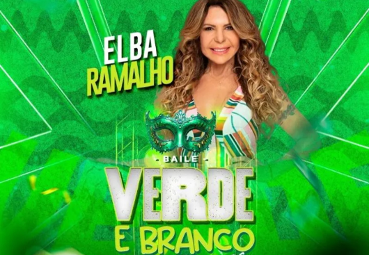 Elba Ramalho é atração confirmada no Baile Verde e Branco 2026