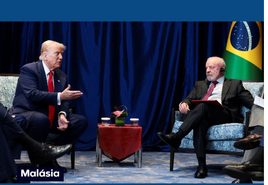 "Grande honra", diz Casa Branca ao publicar foto de encontro entre Lula e Trump