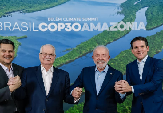 Hugo Motta participa da abertura da Sessão Plenária da Cúpula do Clima na COP 30