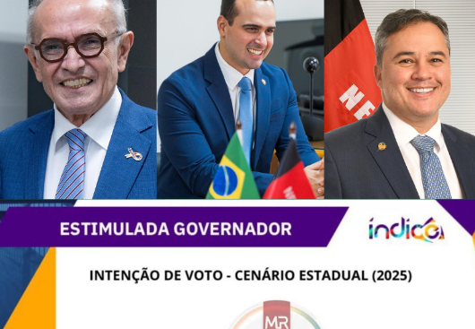 Pesquisa aponta Cícero Lucena na liderança para o Governo da Paraíba em 2026, SEGUIDO POR LUCAS RIBEIRO E EFRAIM FILHO