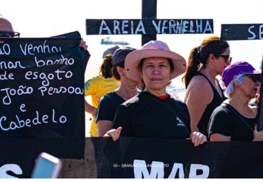 ESGOTO NAS PRAIAS DE JOÃO PESSOA