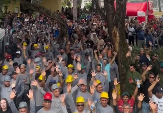 Protesto da construção civil