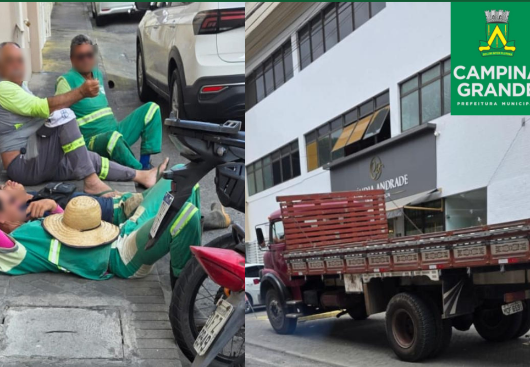 NO CARRO DO LIXO ???  VERGONHA TOTAL PARA UM PREFEITO!!!  DEPOIS DO DESPEJO POR ORDEM JUDICIAL E SEM CRÉDITO OU DINHEIRO PARA PAGAR MESES DE ALUGUÉIS E ATÉ MESMO UM CAMINHÃO BAÚ DE MUDANÇA, SECRETARIA DE ADMINISTRAÇÃO DA PREFEITURA DE CAMPINA GRANDE SEGUE