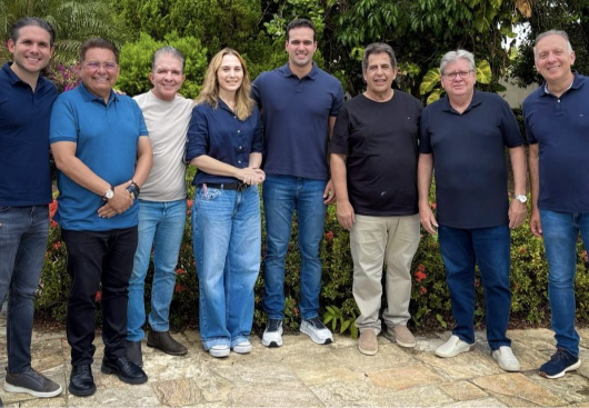 Domiciano e Sara Cabral oficializam apoio à chapa Lucas, João e Nabor