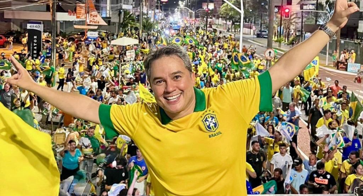 Efraim lança pré-candidatura ao Governo da Paraíba em evento com presença do presidenciável Flávio Bolsonaro