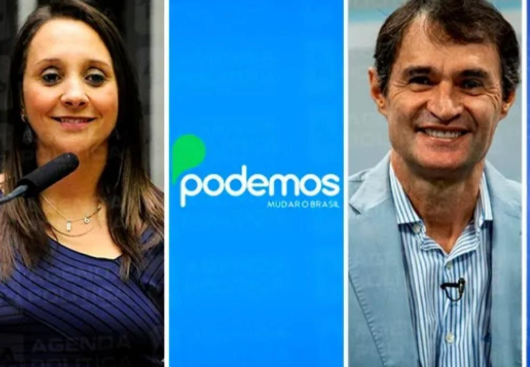 Deputada federal Renata Abreu e deputado federal Romero Rodrigues.