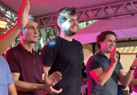 Romero Rodrigues, Veneziano Vital do Rêgo e Bruno Cunha Lima.