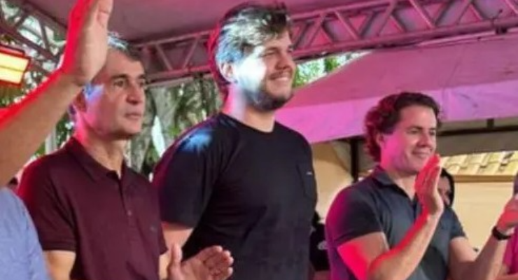 Romero Rodrigues, Veneziano Vital do Rêgo e Bruno Cunha Lima.