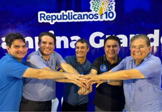 Republicanos: Murilo Galdino, Hugo Motta, Romero Rodrigues, Wilson Santiago e Adriano Galdino.