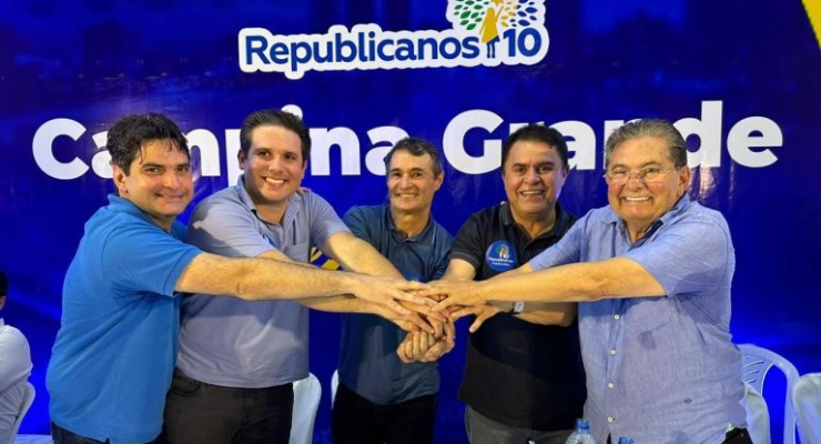 Republicanos: Murilo Galdino, Hugo Motta, Romero Rodrigues, Wilson Santiago e Adriano Galdino.