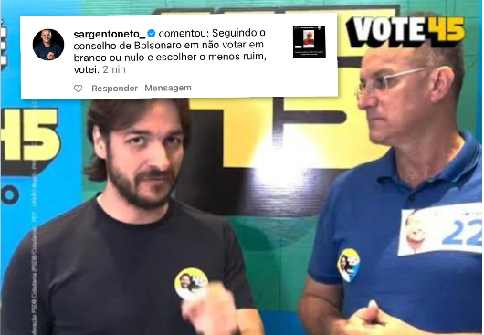 Sargento Neto e Pedro Cunha Lima.