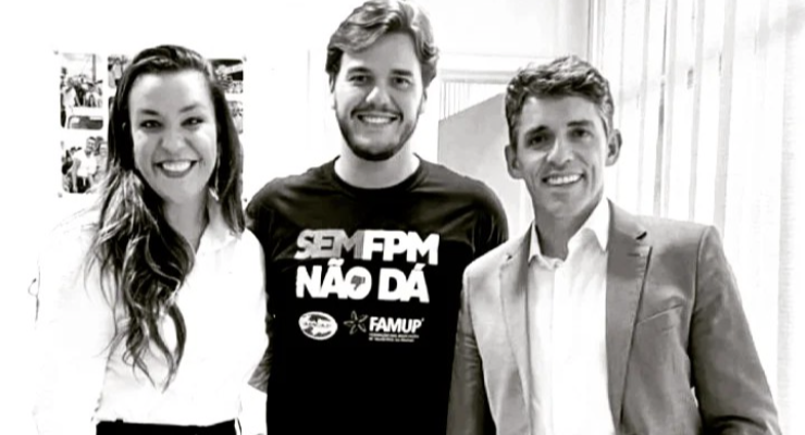 Camila Toscano, Bruno Cunha Lima e Tovar Correia Lima.