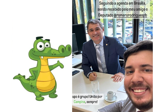 JACARÉ: Porque será??? Que sorrisão é esse de Romero Rodrigues???