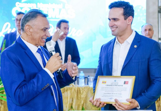 Lucas Ribeiro recebe título de cidadão coremense