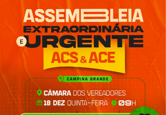 SERVIÇO PÚBLICO: ASSEMBLEIA EXTRAORDINÁRIA - SINTAB