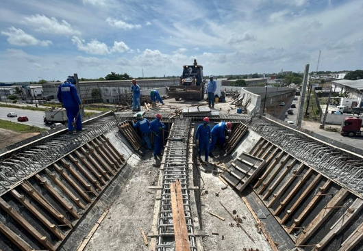 Viaduto que liga Bairro das Indústrias ao Costa e Silva deve ser entregue neste semestre