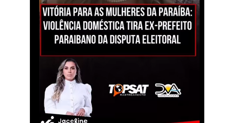 JACILENE MARQUES COMENTA DECISÃO DA JUSTIÇA QUE MANTEVE CONDENAÇÃO E RETIROU DA DISPUTA A DEPUTADO FEDERAL O EX-PREFEITO DA CIDADE DE SOUSA FÁBIO TYRONE