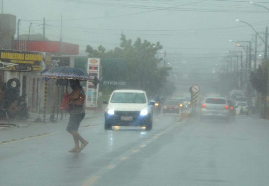 Inmet renova alertas de chuva para toda a Paraíba
