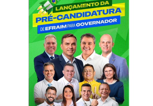 EFRAIM FILHO ANUNCIA LANÇAMENTO DA PRÉ-CANDIDATURA AO GOVERNO DA PARAÍBA COM PRESENÇA CONFIRMADA DE FLÁVIO BOLSONARO